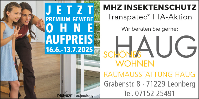 Insektenschutzaktion von MHZ von Haug